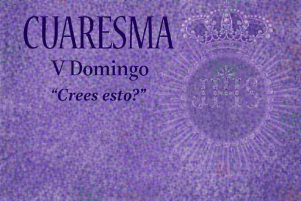 V Domingo de Cuaresma