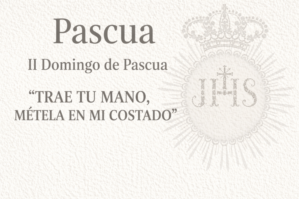 Lectura del santo evangelio según san Juan 20, 19-31