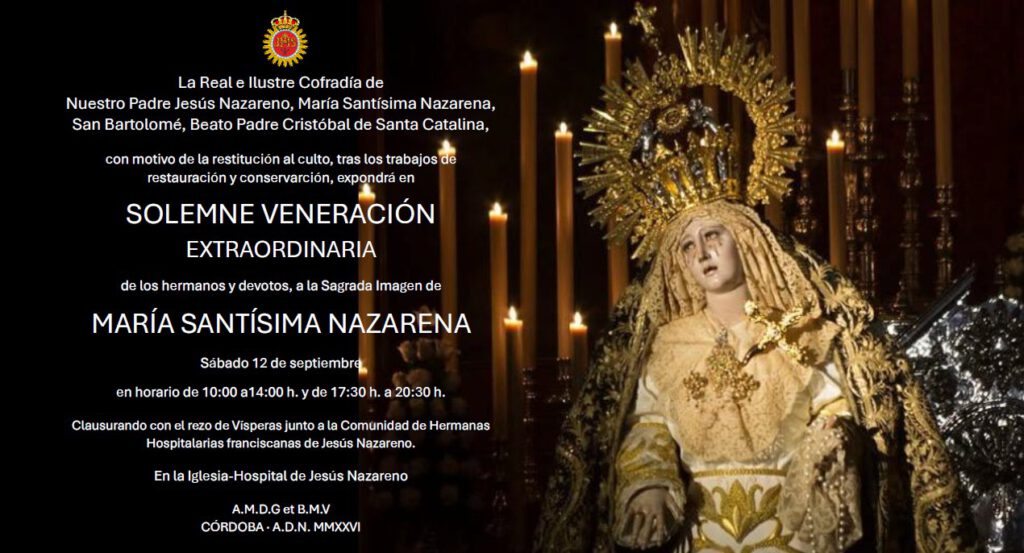 Restitución al culto de María Stma. Nazarena